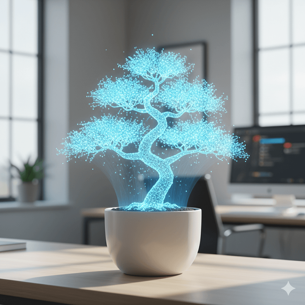 Holographic Desk Plant